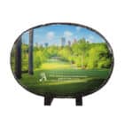 Oval Sublimated Slate