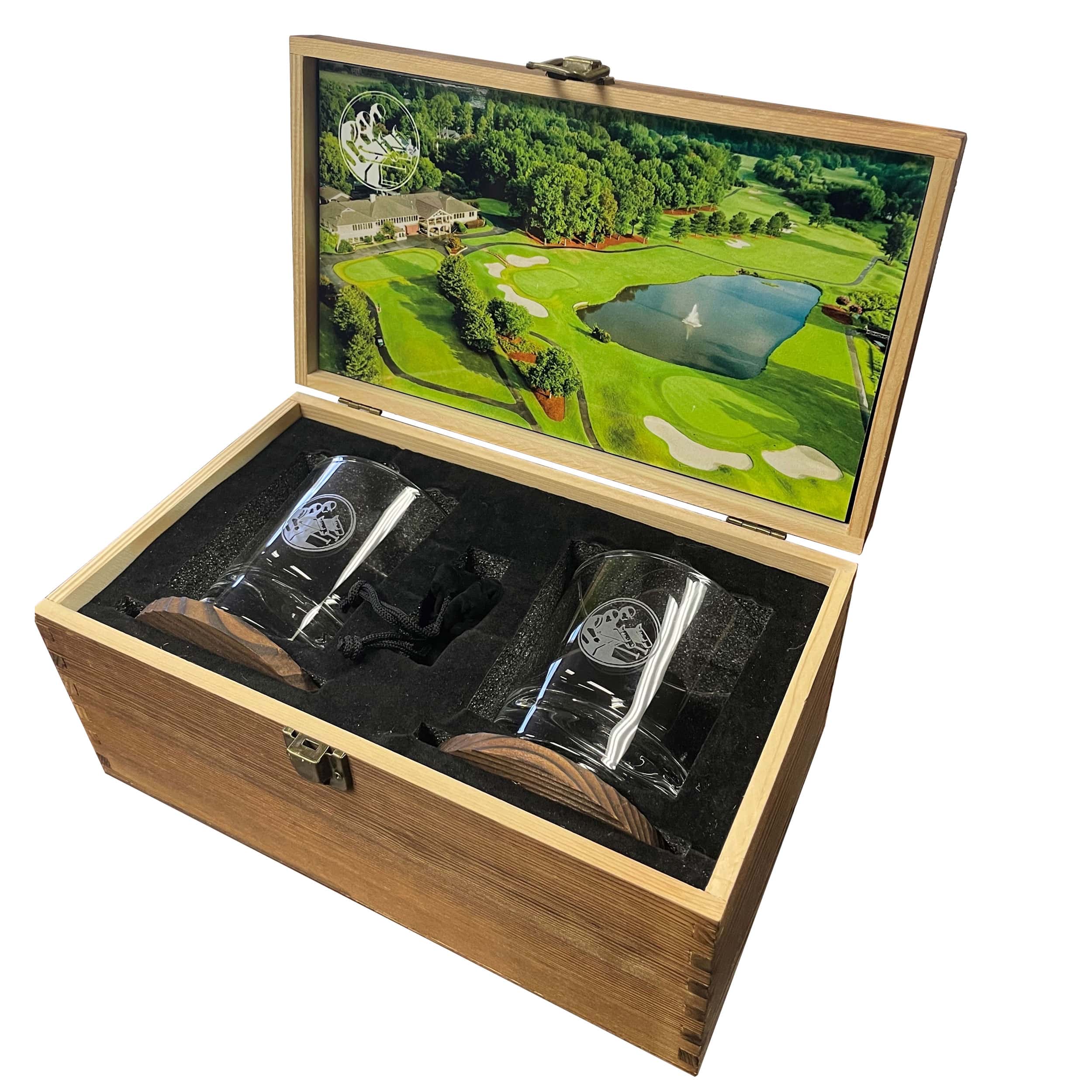 2 Piece Set in Wooden Box
