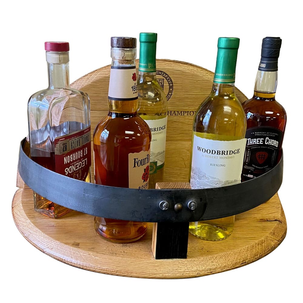 Whiskey Barrel Bar with Ring
