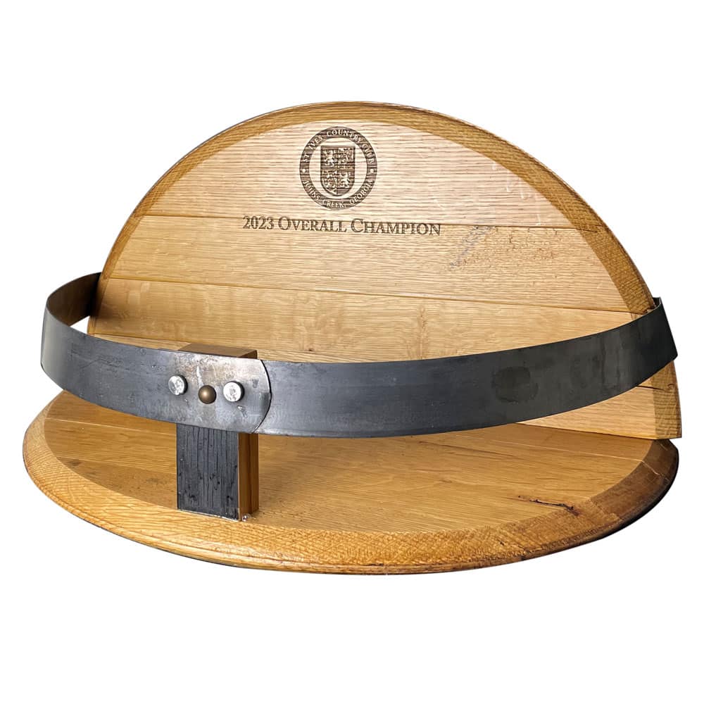 Whiskey Barrel Bar with Ring - Image 3