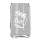 Beer Can Glass 16oz