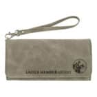 Leatherette Wallet with Strap