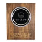 Russell Plate on Walnut Rectangle