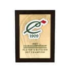Framed Floated Logo on Wood